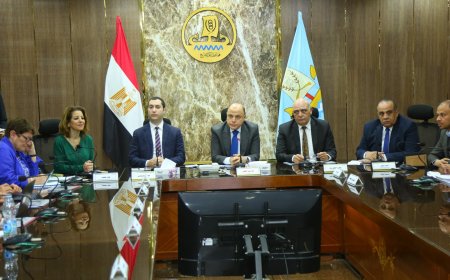 محافظ كفرالشيخ يناقش عدد من المحاور والخطط التنموية مع بعثة خبراء منظمة التعاون والتنمية الاقتصادية