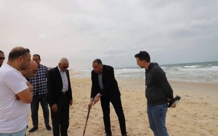 محافظ شمال سيناء يتابع تحركات إنشاء كورنيش العريش