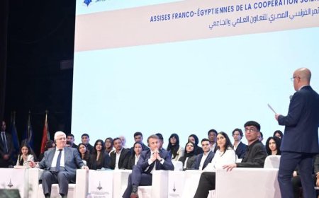 زيارة ماكرون لجامعة القاهرة في عيون طلابها