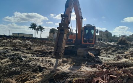 محافظ كفرالشيخ يتابع الموجة الـ 25 لإزالة التعديات على أملاك الدولة ومخالفات البناء بمركز بلطيم