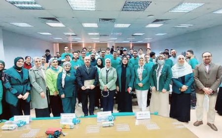 افتتاح المكتب الأخضر بكلية العلاج الطبيعي بالقاهرة