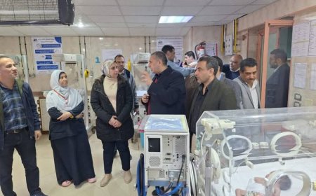 وكيل صحة كفرالشيخ في جولة ميدانية بالمستشفي العام