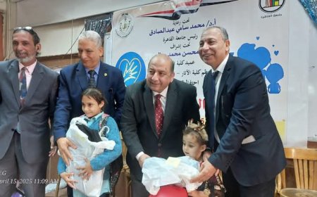 كلية آثار القاهرة ترسم البسمة على وجوه الأيتام 