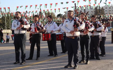 الإحتفال بيوم العلم بالمملكة الأردنية الهاشمية 