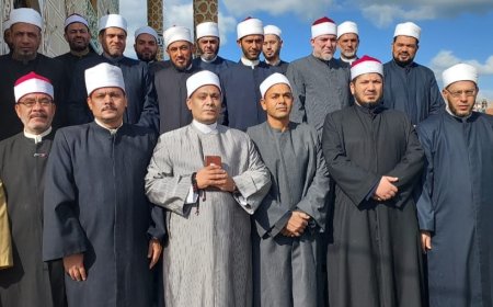 انطلاق قافلة دعوية كبرى من مسجد السلاهيب الكبير بالحامول بكفر الشيخ