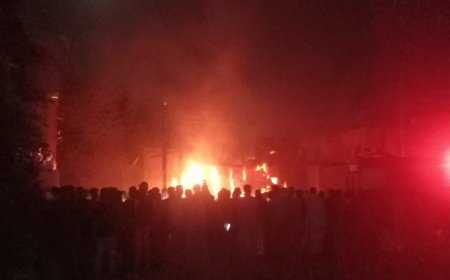 إندلاع حريق بالمنيا بمحطة وقود دون وجود إصابات