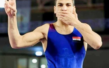 أبناء كفر الشيخ لاعبى منتخب مصر للمصارعة يعتلون منصات تتويج بطولة أفريقيا حاصدين 8 ميداليات