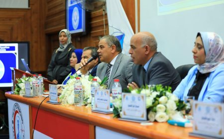 رئيس جامعة كفرالشيخ يشهد انطلاق فعاليات المؤتمر العلمي الخامس الدولي الثالث بكلية التمريض