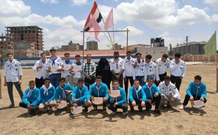 رياضة كفر الشيخ: الأنشطة الكشفية ترسخ قيم العمل الجماعي والانتماء الوطني لدى الشباب 