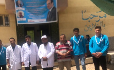 طب بيطري كفرالشيخ تنظم قافلة مجانية في سيدي سالم