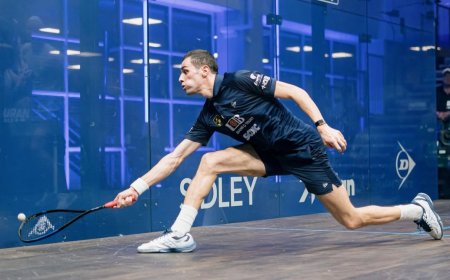 نجما وادى دجلة هانيا الحمامي وعلي فرج يتأهلان لنهائي بطولة العالم للإسكواش بأمريكا