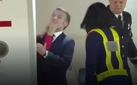 قصر الإليزيه يؤكد أن الرئيس الفرنسي ماكرون تلقّى صفعة من زوجته بريجيت قبيل نزولهما من الطائرة