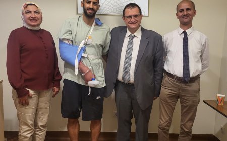 محمد حمدي لاعب زد يخضع لجراحة ناجحة في الكوع