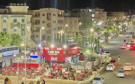 شواطئ مصيف بلطيم تتجمل في العيد بكفرالشيخ