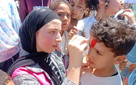 أجواء مبهجة وشخصيات كرتونيه فى إستقبال رواد مراكز شباب كفر الشيخ فى أولى فاعليات "العيد أحلى" 