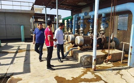 محافظ كفرالشيخ يوجه بإصلاح كسر مفاجئ بخط المياه الرئيسي بقرية منية مسير