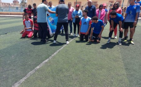 وفد وزارة الشباب يشهد ختام الدور التمهيدي بكفر الشيخ