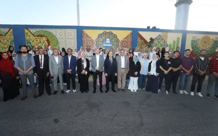 محافظ كفرالشيخ يتفقد الجداريات الفنية لطلاب «التربية النوعية» .