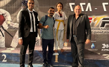 قادرون مطوبس و كفر الشيخ يحصدون 5 ميداليات فى بطولة الجمهورية للباراتيكوندو بحلوان