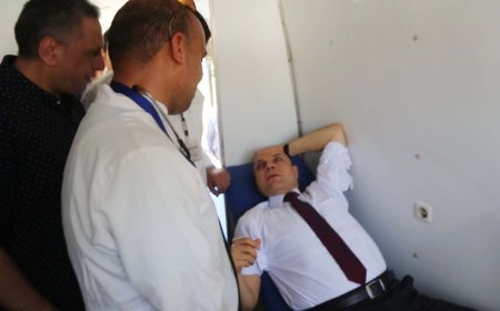 محافظ كفرالشيخ يشارك فى الحملة القومية للتبرع بالدعم 