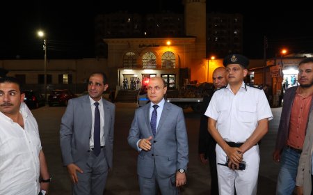 محافظ كفرالشيخ يفتتح ميدان وحديقة المحطة بوسط العاصمة