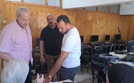 وكيل وزارة الشباب بكفر الشيخ يتابع توافد العاملين لإجراء تحليل الكشف عن تعاطي المواد المخدرة ضمن شروط الترقي