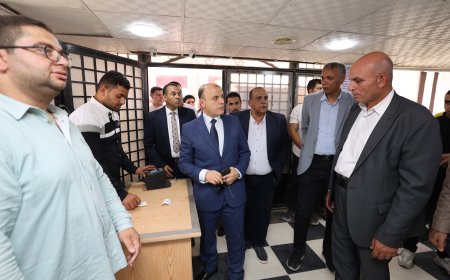 محافظ كفرالشيخ يتابع انتظام العمل بالمركز التكنولوجي بالحامول