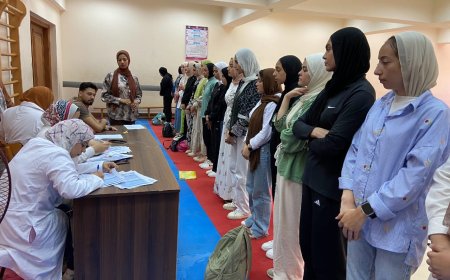 كلية علوم الرياضة بجامعة كفر الشيخ تواصل تنفيذ اختبارات القدرات للعام الجامعي 2025/2026م