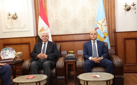 محافظ كفرالشيخ يستقبل وزير التعليم العالي لبحث عدد من الملفات فى مستهل زيارته للجامعة