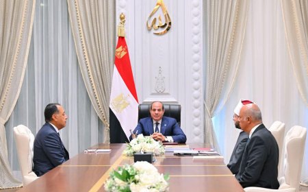 استراتيجية الأوقاف لتجديد الخطاب الديني أمام رئيس الجمهورية 