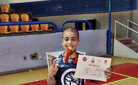 براعم مصارعة المشروع القومي بكفر الشيخ يحصدون 4 ميداليات فى بطولة الجمهورية