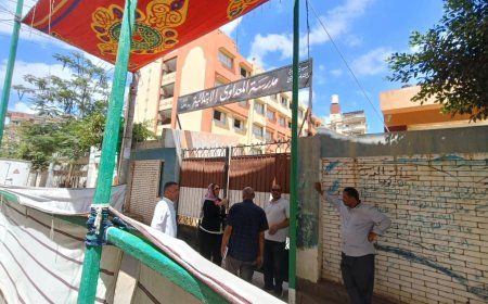 محافظ كفرالشيخ يتفقد اللجنة العامة لإنتخابات مجلس الشيوخ 2025