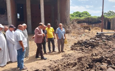 محافظ كفرالشيخ: بدء تنفيذ مشروع خط خفض المنسوب بعزبة الفار بدسوق