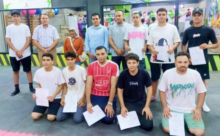مركز التأهيل العسكري برياضة كفر الشيخ يستقبل ممثلى وزارة الشباب وتسليم المشاركين إفاده بالحضور 