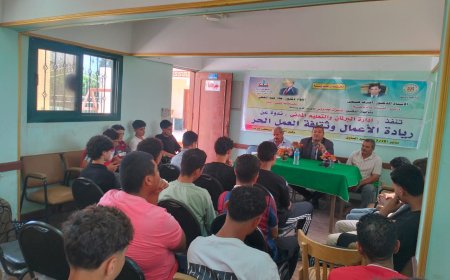 شباب كفر الشيخ: ندوة عن ريادة الأعمال وثقافة العمل الحر لأعضاء برلمان الشباب والشيوخ