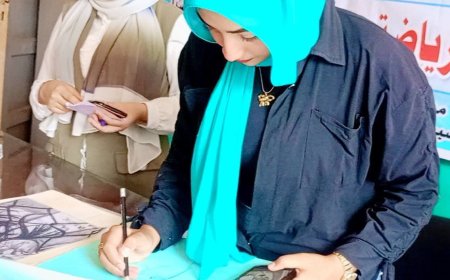 إبداع الشباب يزدهر.. ورشة فن تشكيلي بمديرية الشباب والرياضة بكفر الشيخ