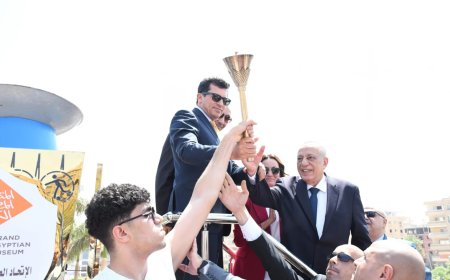 محمد هارون : إطلاق الشعلة تحت رعاية مجلس الوزراء تجسد رؤية الدولة لدعم الرياضة