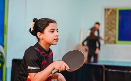 رياضة كفر الشيخ إنضمام روضة ابراهيم لاعبة تنس طاولة المشروع القومي للموهبة لصفوف منتخب مصر