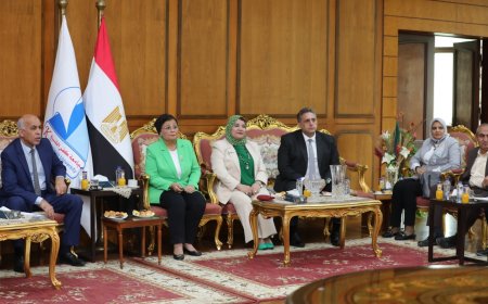 رئيس جامعة كفر الشيخ يستقبل نائب وزير الصحة والسكان لبحث سبل التعاون في تنفيذ الخطة العاجلة للسكان والتنمية