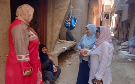 حملة “طرق الأبواب – المرأة والسلام والأمن”تواصل فعالياتها بقرى كفرالشيخ 