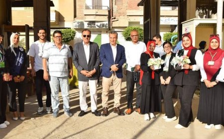 استقبال الطلبة الجدد بالمعهد العالي للخدمة الاجتماعية بكفرالشيخ 