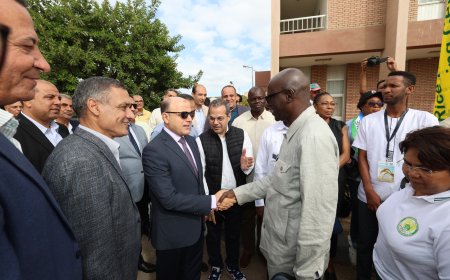 محافظ كفرالشيخ يستقبل وزراء ونواب وزراء الزراعة الأفارقة بمحطة البحوث الزراعية بسخا