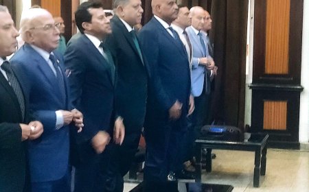مراسم إجراء قرعة دوري مراكز الشباب لكرة اليد بحضور  وكيل وزارة الشباب بكفر الشيخ
