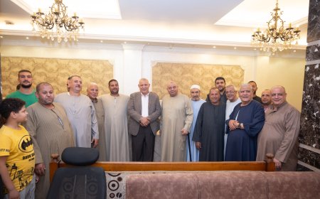 محمد يحيى كليب يواصل لقاءاته مع أهالي الحوامدية وأبو النمرس