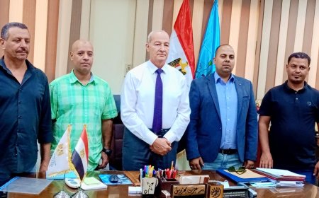 وكيل وزارة الشباب بكفر الشيخ يستقبل لجنة متابعة وزارة الشباب والرياضة