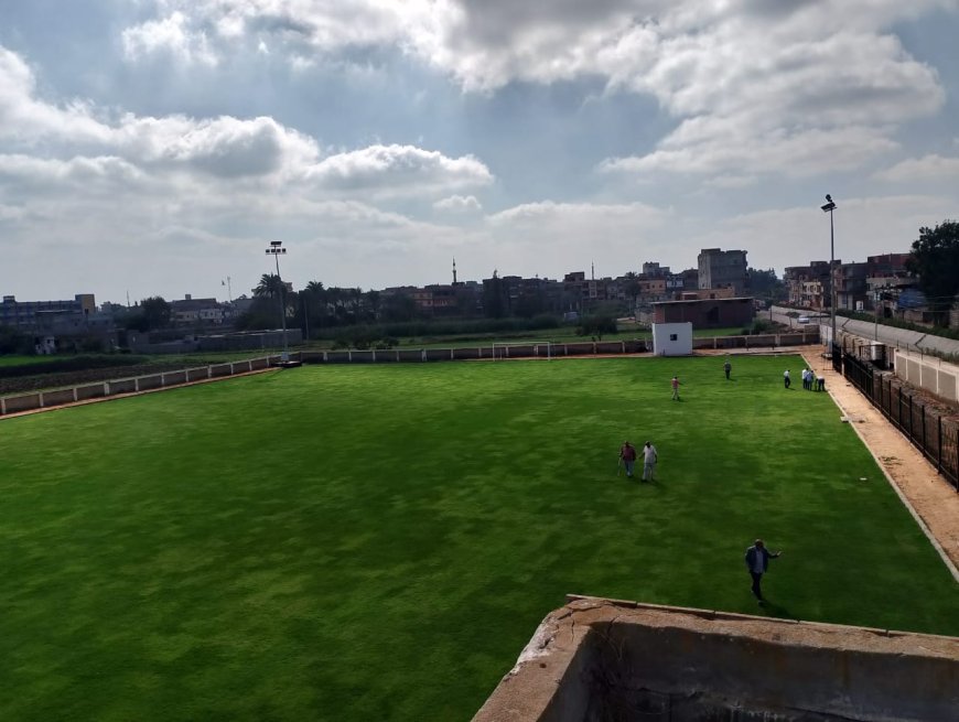 رياضة كفر الشيخ: إنشاء ملعب كرة قدم قانونى بنادى أبو بدوى فى بيلا على مساحة 7350 متر