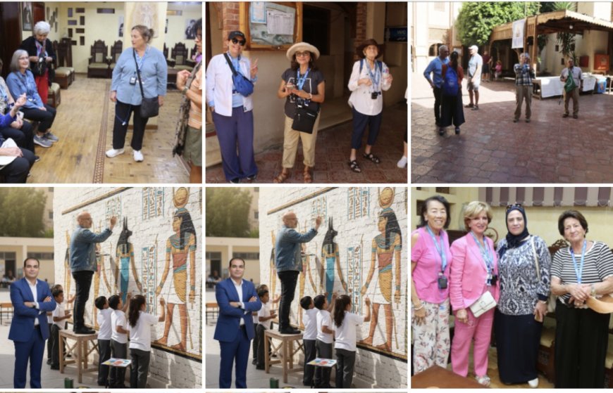 كفرالشيخ تستقبل وفدًا سياحياً أمريكيًا في زيارة لمسار العائلة المقدسة وكنيسة العذراء مريم بسخا