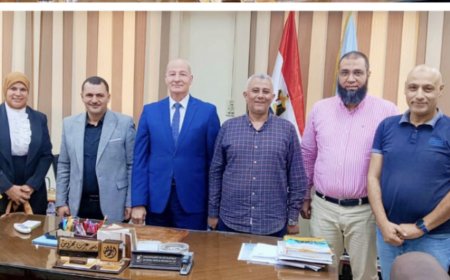 وكيل وزارة الشباب بكفر الشيخ يستقبل لجنة مختصة من الرقابة والمعايير من وزارة الشباب والرياضة
