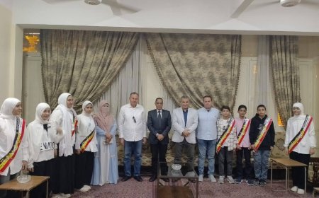 وفد مدرسي يتعرف علي الحياة الجامعية بالخدمة الاجتماعية بكفرالشيخ