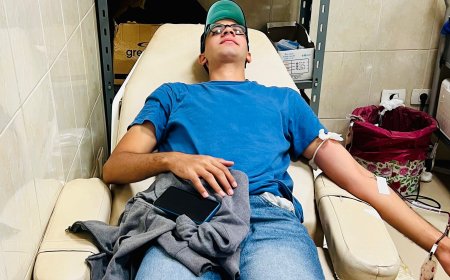 طلاب التربية العسكرية بجامعة كفر الشيخ يضربون أروع الأمثلة في العطاء خلال حملة التبرع بالدم بالمستشفى الجامعي